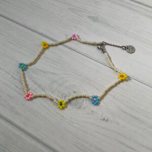 【入手困難 未使用タグ付き】puravida BEADED FLOWER ANKLET アンクレット 1622 コスタリカ HANDMADE セレブ愛用 サーフショップ