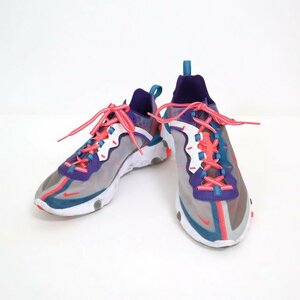 ★【NIKE】ナイキ リアクト エレメント87 スニーカー マルチカラー スケルトン コルク メンズ 26.5cm/スポーツシューズ/ij0084