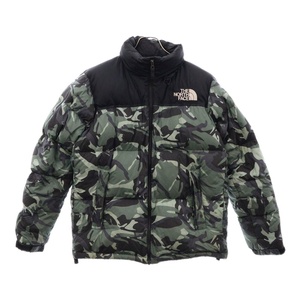 THE NORTH FACE ザノースフェイス NOVELTY NUPTSE JACKET ノベルティ ヌプシ カモフラ ダウン ジャケット カモ グリーン ND91842