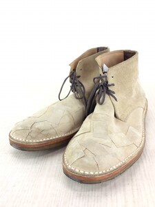 foot the coacher◆クレープソール/パッチワーク/デザートブーツ/FT09AW03/28.5cm/BEG/スウェード