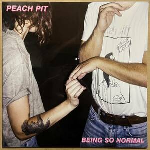 貴重 新品未開封 PEACH PIT BEING SO NORMAL LP