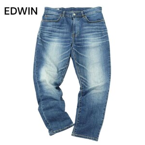 EDWIN エドウィン E552R 通年 USED加工★ ストレッチ テーパード デニム パンツ ジーンズ Sz.30　メンズ 日本製　A4B01774_4#R