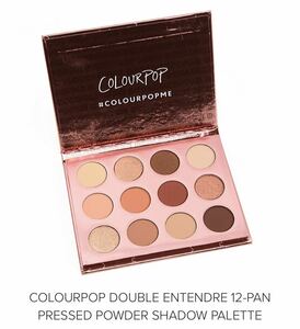 Colourpop Double entendre eyeshadow palette カラーポップ アイシャドウ　パレット　COLOURPOP アイシャドウパレット