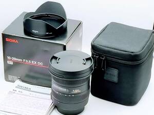 ★極上品★ シグマ SIGMA AF 10-20mm F3.5 EX DC HMS ニコン用 元箱付