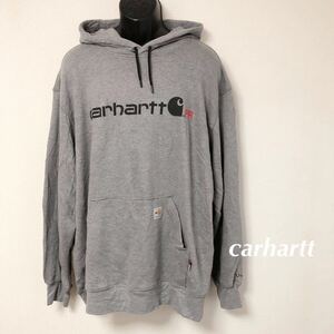 【新品】FR carhartt /カーハート /メンズ2XL グレー スウェット プルオーバー パーカー トップス 裏起毛 アメカジ 