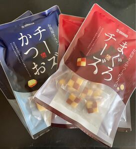 まぐろチーズ 2袋　チーズかつお2袋　焼津　名産　石原水産　計4袋セット　お土産　贈り物　つまみ　お酒　