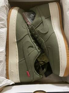 国内正規品 新品 Supreme NIKE AIR FORCE 1 LOW PREMIUM NRG 573488-300 シュプリーム ナイキ エアフォースワン カーキ 28.5cm