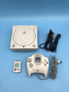 A9256●SEGA Dreamcast DC ドリームキャスト 本体 HKT-3000 コントローラー HKT-7700 ビジュアルメモリ HKT-7000 保証あり