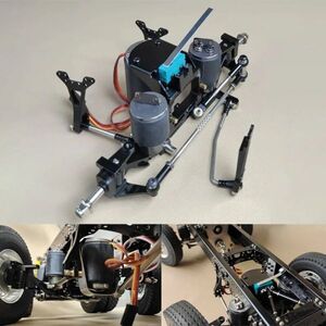 RC トラック リフティング アクスルエアバッグサスペンションシステムパワーステアリング付き 1/14 タミ S22d5956962393