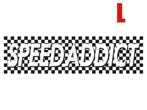 SPEED ADDICT CHECKER BOX LOGO L/S T-shirt L/ボックスロゴロンtee長袖ビンテージモトクロスオフロードホンダカワサキsupremeシュプリーム