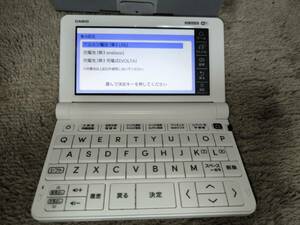 美品 電子辞書 CASIO 高校生モデル EX-WORD AZ-SX4100 edu ケース・イヤホン付き 中古