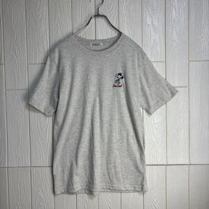 PEANUTS スヌーピー Tシャツ グレー　サイズ38(M)