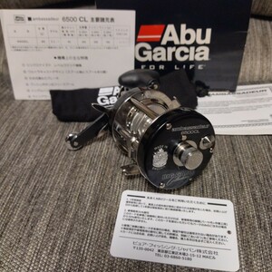 ★未使用！ Abu Garcia Ambassadeur 6500CL Big game アブガルシア アンバサダー 遠投カゴ釣り ルアー MADE IN SWEDEN 正規輸入品★