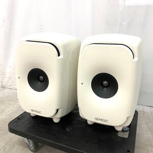 ◇2549 ジャンク品 GENELEC ジェネレック パワードモニタースピーカー 8341A ペア 元箱付属