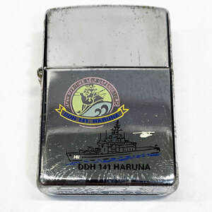 未使用 ZIPPO ジッポー 海上自衛隊 護衛艦はるな DDH-141 刻印 J ⅩⅥ 2000年製 ケース付き オイルライター 保管品 現状品 yr0101 082