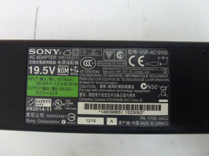 641188◆◇SONY VGP-AC19V33 初期保有◇◆