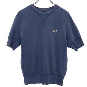 サイベーシックス 日本製 半袖 スウェット Tシャツ 38 ネイビー SCYE BASICS メンズ