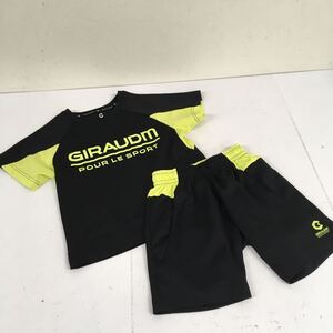 送料無料★GIRAUDM★半袖Tシャツ　ハーフパンツ 上下セット セットアップ★キッズ　130 子供#61018sav