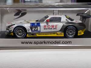 新品 スパーク Spark 1/43 メルセデスベンツ SLS AMG GT3 2015 ニュル24H #23 K.グラフ/C.ホヘナデール/N.Bastian/T.イェーガー