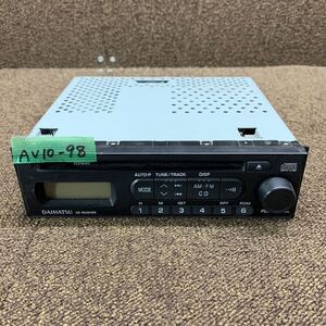 AV10-98 激安 カーステレオ CDプレーヤー DAIHATSU 86180-B5010 CD FM/AM オーディオ 通電未確認 ジャンク