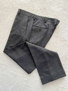 秋冬 POLO by RALPH LAUREN size36 イタリア製ウールスラックス メンズ ポロ ラルフローレン パンツ グレー FLAT FRONT TROUSER