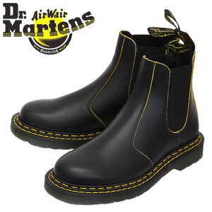 Dr.Martens (ドクターマーチン) 27001032 2976 DOUBLE STITCH ダブルスステッチ チェルシー サイドゴア レザーブーツ BLACK UK4-約23.0cm