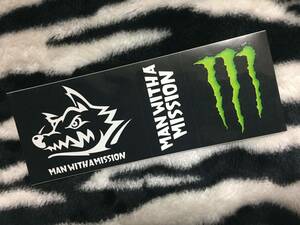 MONSTER ENERGY モンスターエナジー ステッカー MAN WITH A MISSION マンウィズ