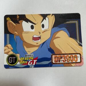 ドラゴンボールGT カードダス本弾 第27弾 爆発！超サイヤ人！！60孫悟空 1996年 当時物 Dragon Ball BANDAI バンダイ