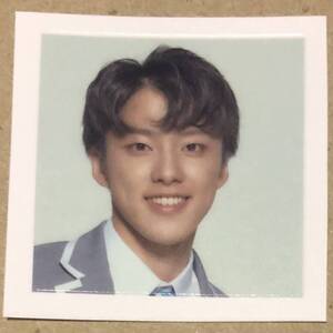 河野純喜 PRODUCE101 JAPAN プデュ 日プ バス 限定 シール ステッカー トレカ JO1 photocard