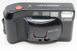 ★大幅値下げ★ Canon キヤノン Autoboy 3 QUARTZ DATE 35mmコンパクトフィルムカメラ ブラック【適格請求書発行】230525b