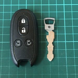 SU 10409スズキ 純正 007YUUL0212スマートキーレス パレット ソリオ ルークス等MK21S MA15S 日産 両側スライド 4ボタン