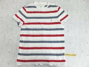 TOMMY HILFIGER トミーヒルフィガー ボーダー ポロ生地 Tシャツ