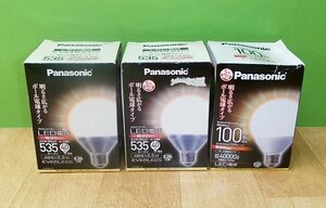 未使用 3点セット パナソニック LED電球 ボール電球 LDG9L-G LDG13L-G/W 電球色 E26口金 Panasonic