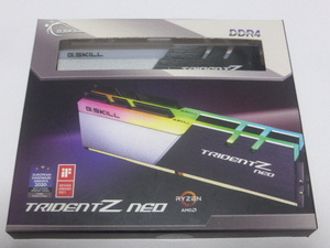 メモリ デスクトップパソコン用 G.SKILL TRIDENT Z NEO RGB DDR4-3600 PC4-28800 16GBx2枚合計32GB 起動確認済みです F4-3600C18D-32GTZN