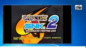 PCでも遊べる　CAPCOM VS SNK 2 ミレニアムファイト 2001 カプコン　ドリームキャスト 