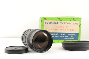 ★レア玉★ COSMICAR F1.8 12.5-75mm Cマウント #K384