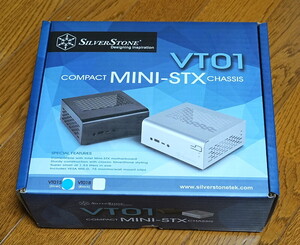 SilverStone Vitalシリーズ VT01 シルバー Mini-STX PCケース SST-VT01S (ASRock DeskNMini X600 B760)