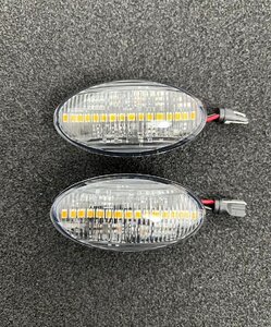 シーケンシャルウインカー♪ LED クリア サイドマーカー スクラムバン DG17V スクラムワゴン DG17W PXターボ PZターボ