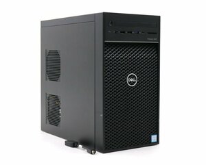 DELL Precision 3630 Tower Xeon E-2124 3.3GHz 16GB 256GB(新品NVMe SSD)+2TB(HDD) Quadro P600 Windows10 Pro for workstations 小難