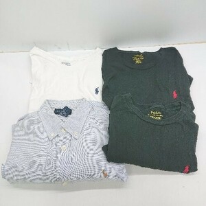 ◇ 《 RALPH LAUREN ラルフローレン まとめ売り4点セット サイズ18 カジュアル　Tシャツ　ポロシャツ メンズ 》 E 1405140010879