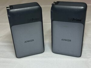 【中古】アンカー Anker 733 Power Bank (GaNPrime PowerCore 65W) A1651 モバイルバッテリー 充電器 PSEマーク付き 　2点セット　 №A42