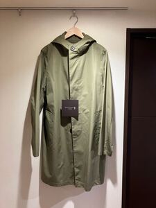 【未使用】 MACKINTOSH LONDON コットン フーデッドコート サイズ40 カーキ マッキントッシュ 