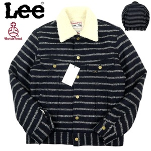 【M359】【新品】【定価38,000円】Lee×HARRIS TWEED リー ハリスツイード STORM RIDER ストームライダーウールジャケット ボアジャケット 