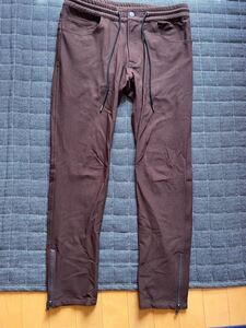 junhashimoto ジュンハシモト　P07 V POCKET EASY PANTS サイズ　4 ボルドー