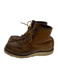 RED WING◆レッドウィング/レースアップブーツ・6インチモックトゥ/US7.5/BRW