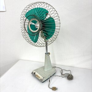 桐生店【ジャンク品】k12-26 Brother ブラザー ELECTRIC FAN 30cm 3枚羽 扇風機 昭和レトロ扇風機 グリーン