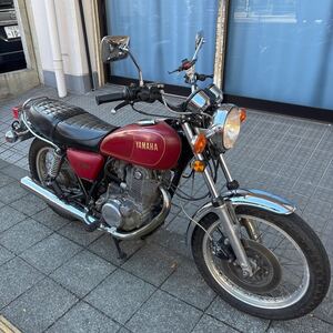 ヤマハ　SR500 旧車 エンジン実働 普通にエンジン始動出来て乗れます　ノーマル　現状　車検付　カスタムベース　SR400