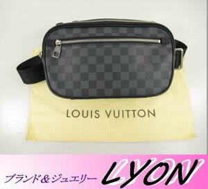 【ルイヴィトン】LOUIS VUITTON ダミエグラフィット アンプレール ボディバッグ ウエストポーチ ショルダーバッグ 極美品