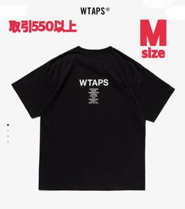 WTAPS 2024SS INGREDIENTS SS TEE BLACK Mサイズ ダブルタップス SIGN ACADEMY WUT FORTLESS 半袖 Tシャツ T-SHIRT ブラック MEDIUM