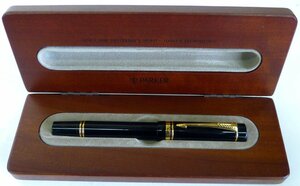 ☆PARKER パーカー 万年筆 The Parker Duofold Centennial デュオフォールド センテニアル ペン先18K ケース付 USED品☆